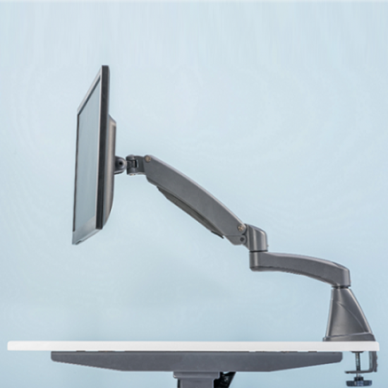 Computer Monitor Arm - Single Extended Arm Edge Mount