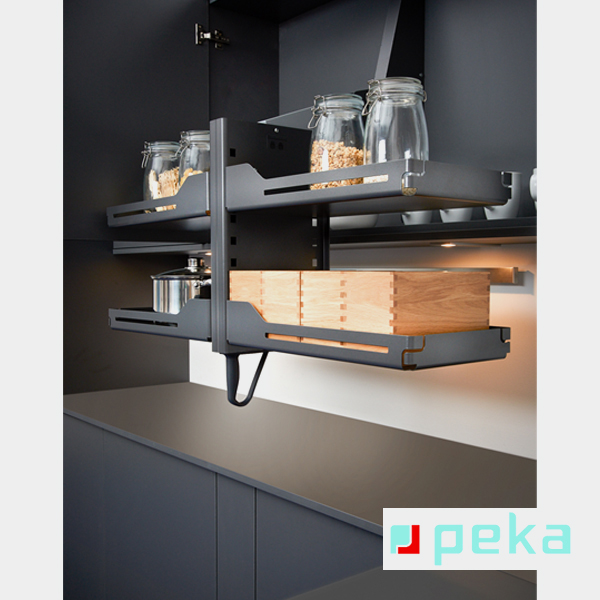 Pegasus Pull Down System, Pull Down Cabinet Shelf