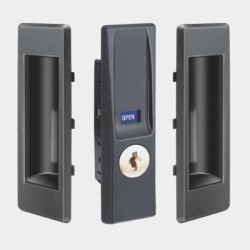 Sliding Door Lock for Steel Cabinet ( with handle set of 2 Nos)