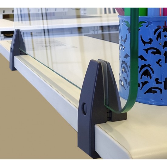 Table Partition Clamp Slim - Edge Mount
