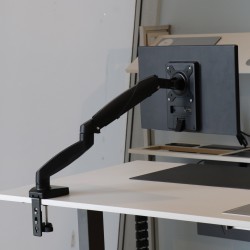 Computer Monitor Arm Single Extended Arm Edge Mount 2