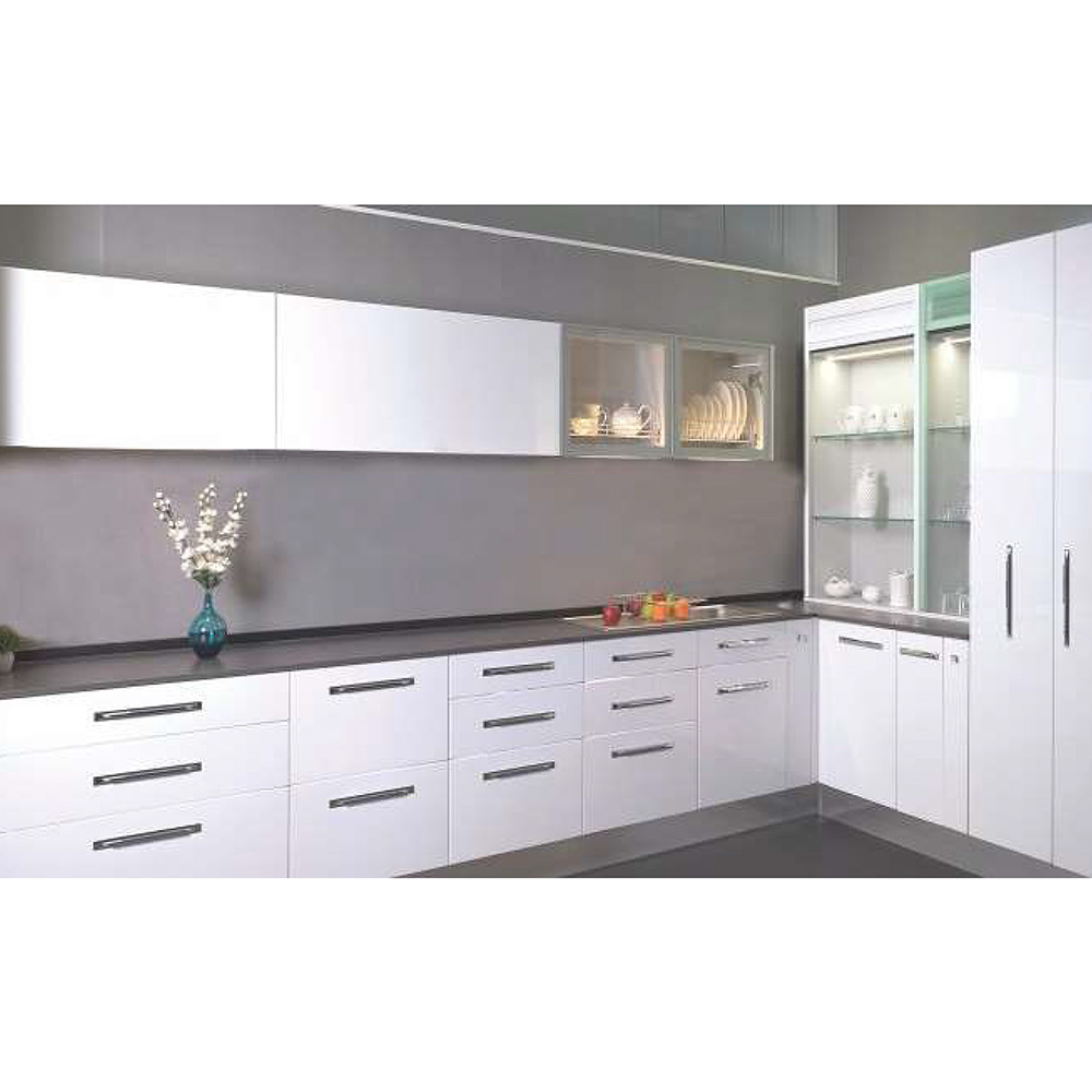 Grey Kitchen Cabinet PVC Skirting