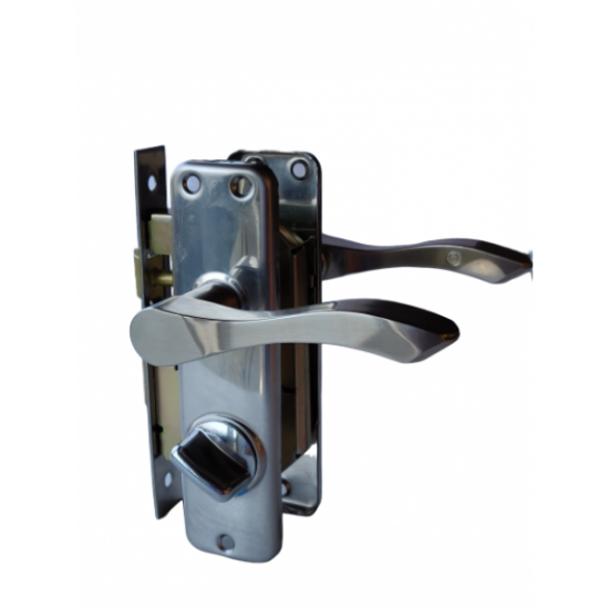 Mortise Door Lock Set2 - Eco (Keyless, SS Plate) MDLS2-EL/R