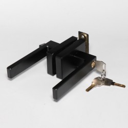 Mortise Handle Lock For Sliding Partition System