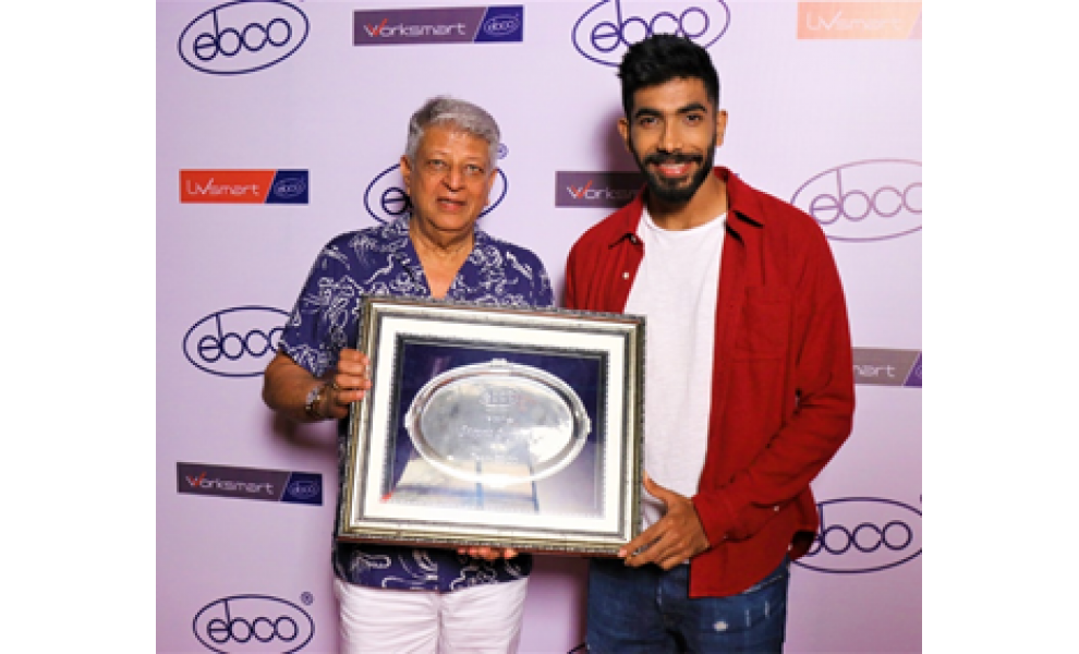 Ebco – India’s premier furniture hardware company signs ace-bowler Jasprit Bumrah as its brand ambassador