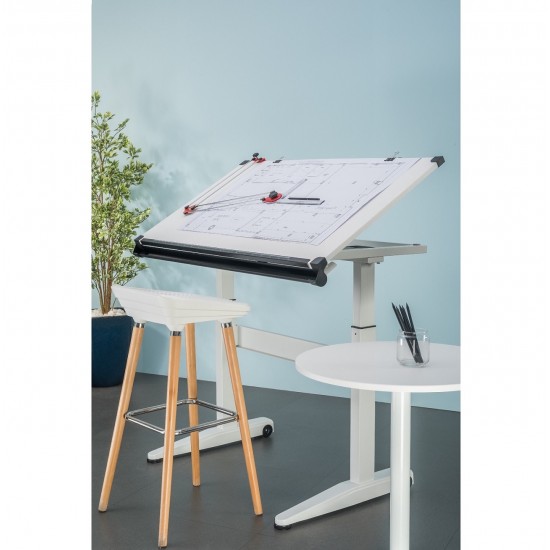Smart Lift Drawing Table - Gas Lift (With Table Top)