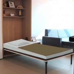 Wall Bed - Single (Complete Fittings with Frame, Slats and Manual Legs)
