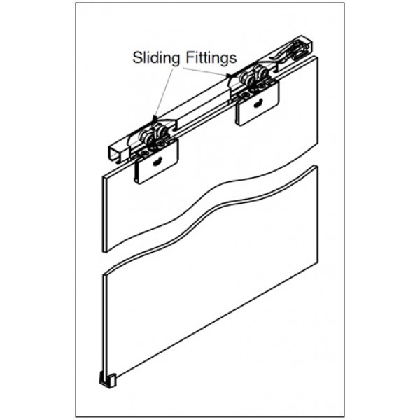 Sliding Door Fittings - Glass
